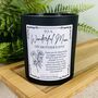 Personalised Mothers Day Wonderful Mum Candle, thumbnail 3 of 12