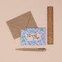 Set Of Six Patterned Mini Thank You Cards, thumbnail 10 of 11