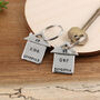 Housewarming Gift New Home House Shaped Keyring, thumbnail 5 of 8