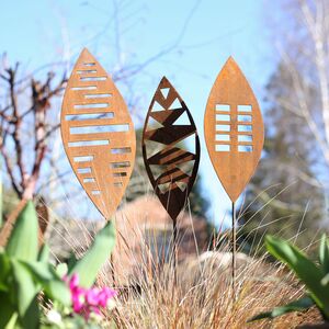 Rusty Modern Garden Art By Coach House Forge