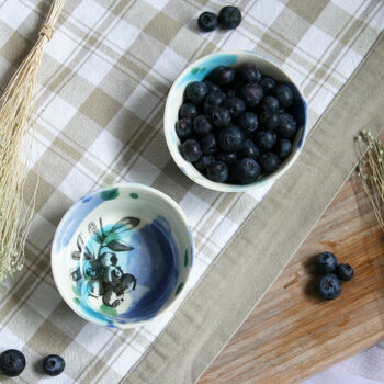 Blueberry Bowl, Berry Bowl, Trinket Tapas Dish, 3 of 5