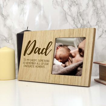 Engraved Photo Frame Gift For Dads, 2 of 2