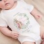 1st Mothers Day Personalised Vest Or Sleepsuit Rabbit Style, thumbnail 1 of 2