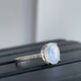 Sterling Silver Moonstone Crystals Ring, thumbnail 1 of 12