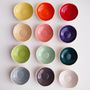 Handmade Mini Rainbow Ceramic Ring / Salt + Pepper Dish, thumbnail 2 of 11