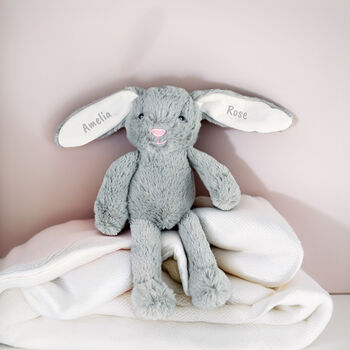 Personalised Bunny Rabbit Soft Toy, 2 of 8