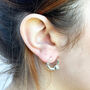 Sterling Silver 925 Horseshoe And Heart Stud Earrings – Lucky Equestrian Studs, thumbnail 2 of 5