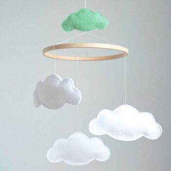Personalised Cloud And Star Baby Mobile, 3 of 5