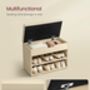 Padded Storage Bench With Three Compartments, thumbnail 3 of 8