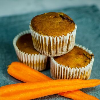 Carrot And Fudge Muffin Tea Plant Based Baking Kit, 2 of 6