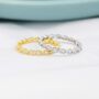 Marquise Cz Infinity Ring In Sterling Silver, thumbnail 4 of 11
