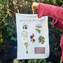 Personalised Secret Message Floral Tea Towel For 50th Birthday, thumbnail 1 of 8