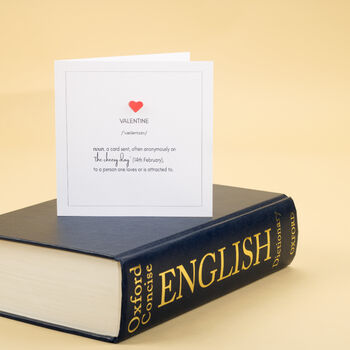 Definition Of Valentine Card, 2 of 4