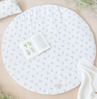 Organic Cotton Meadow Flower Playmat, 2 of 4
