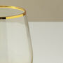 G Decor Set Of Four Lazaro Yellow Ombre Tumbler Glasses, thumbnail 5 of 5