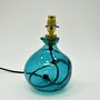 Recycled Glass Lamp | 24cm Blown Glass | Ten Colours, thumbnail 11 of 11