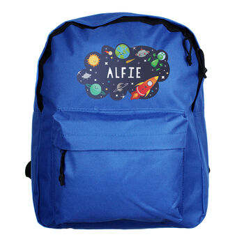 Personalised Space Backpack For Kids, 5 of 5