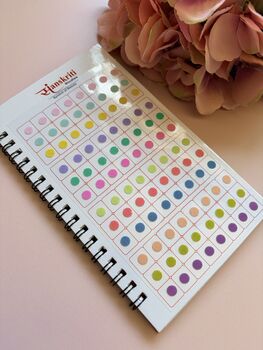 Plain Round Pastel 960 Bindis Booklet, 2 of 12