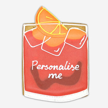 Personalised Negroni Letterbox Biscuit, 3 of 4