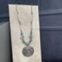 Turquoise And Silver Statement Necklace, thumbnail 5 of 7