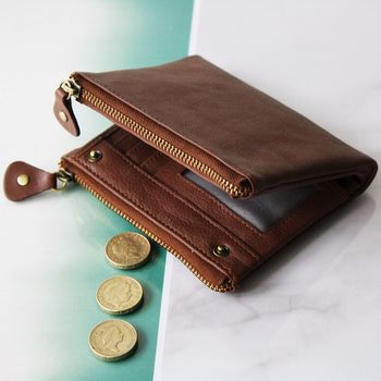 Personalised Classic Luxury Leather Wallet, 2 of 9