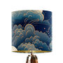 Oriental Blue Cloud Lampshade, Oriental Skyscape, thumbnail 6 of 7