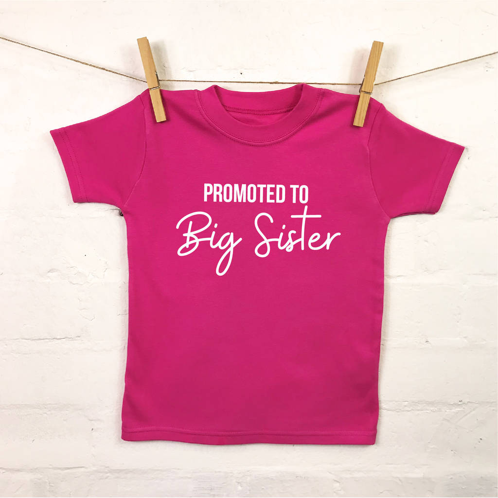 promoted to big brother/big sister t shirt by lovetree design ...