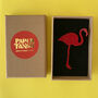 Red Flamingo Acrylic Brooch, thumbnail 2 of 2