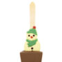 Christmas Snowman Hot Chocolate Spoon, thumbnail 3 of 4