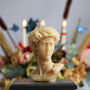Large Bust Of David In Eco Wax, thumbnail 2 of 8