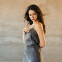 Women's Pure Linen Nightdress Cami Slip Dress, thumbnail 12 of 12