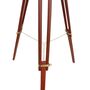 Adjustable 60 Inch Brass Telescope And Wooden Tripod, thumbnail 5 of 7