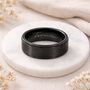 Men’s Personalised Black Stainless Steel Wide Spinner Ring – 8mm, thumbnail 3 of 9