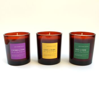 Lavender And Cedar Botanical Candle 30cl, 3 of 3