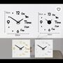 Living Room/ Kitchen Stylish Frameless 3D Wall Clock, thumbnail 3 of 4