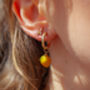 Lemon Earrings, thumbnail 2 of 3