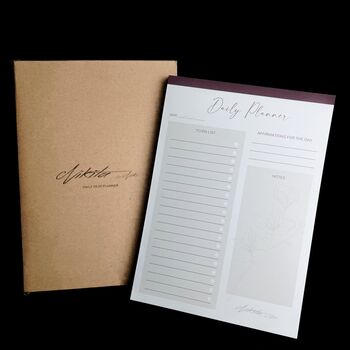 Old Style Daily Planner Note Pad, 100 Sheets, 5 of 5