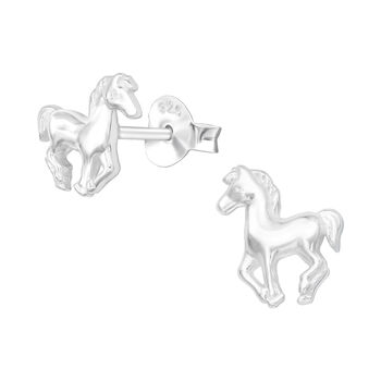 Sterling Silver Horse Earrings In A Gift Tin, 2 of 11