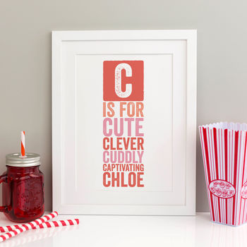 Personalised Bold Name Print, 2 of 8
