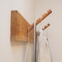 Wood Clothes Hanging Hooks Open Wardrobe, thumbnail 3 of 5