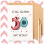 Funny 50th Birthday Greeting Card For Him For Her, thumbnail 1 of 5