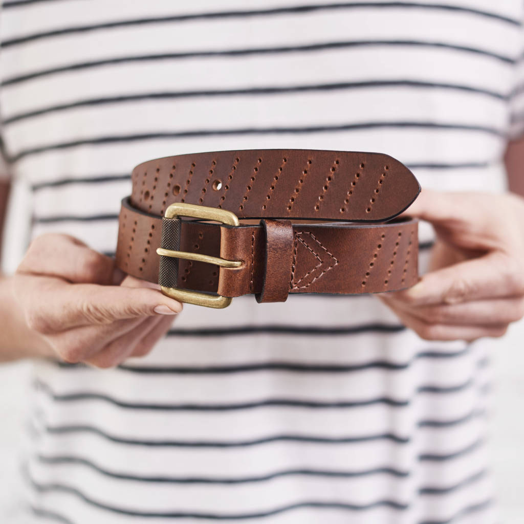 Personalised Awesome Mens Leather Belt