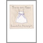 Personalised Bridesmaid Or Flowergirl Thank You Card, thumbnail 11 of 12