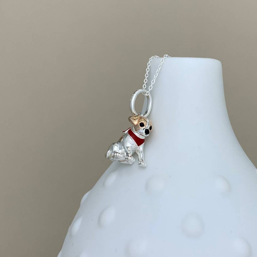 Personalised Jack Russell Dog Necklace By Nest Gifts