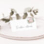 Wedding Place Cards In Pink And Green Florals, thumbnail 3 of 3
