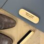 Personalised Wooden Shoe Brush, thumbnail 1 of 3