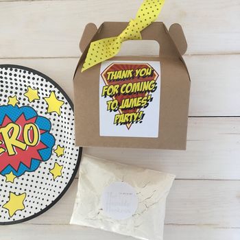 Personalised Superhero Baking Kit Party Bag, 2 of 3