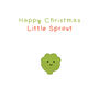 Little Sprout, Babies Christmas Card, thumbnail 4 of 5