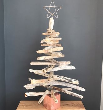 Copper And Driftwood Christmas Tree, 4 of 7