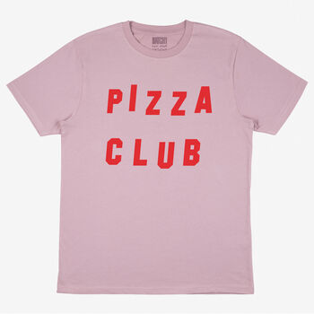 Pizza Club Men’s Slogan T Shirt, 3 of 3
